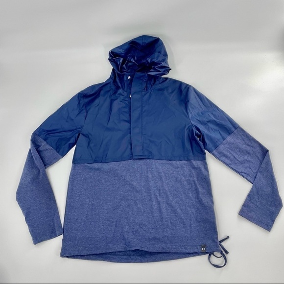 NWOT Under Armour Hybrid Wind Rain Pullover - size Small - Picture 1 of 13